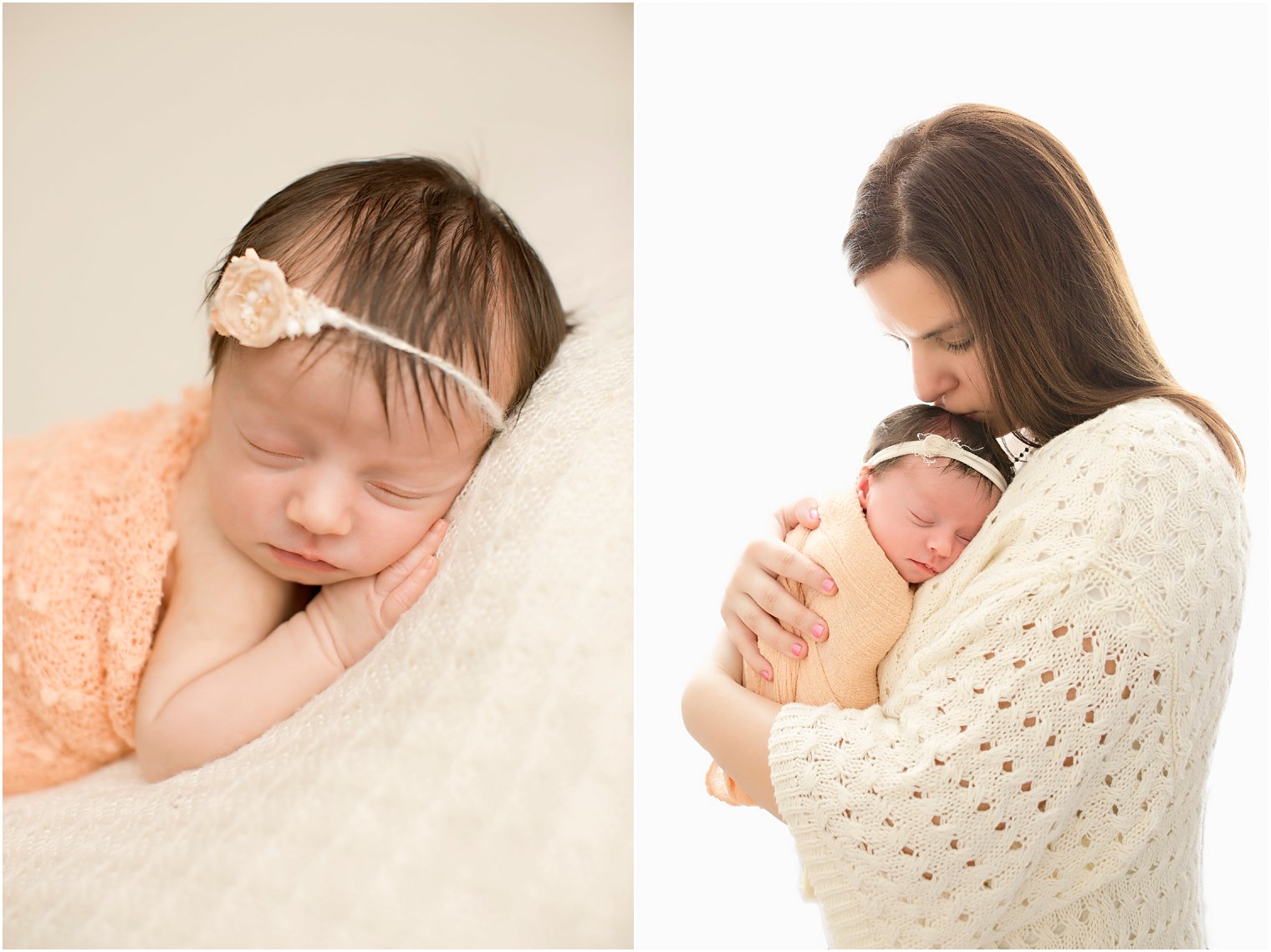 Sweet newborn photos with mother | Photo by Idalia Photography