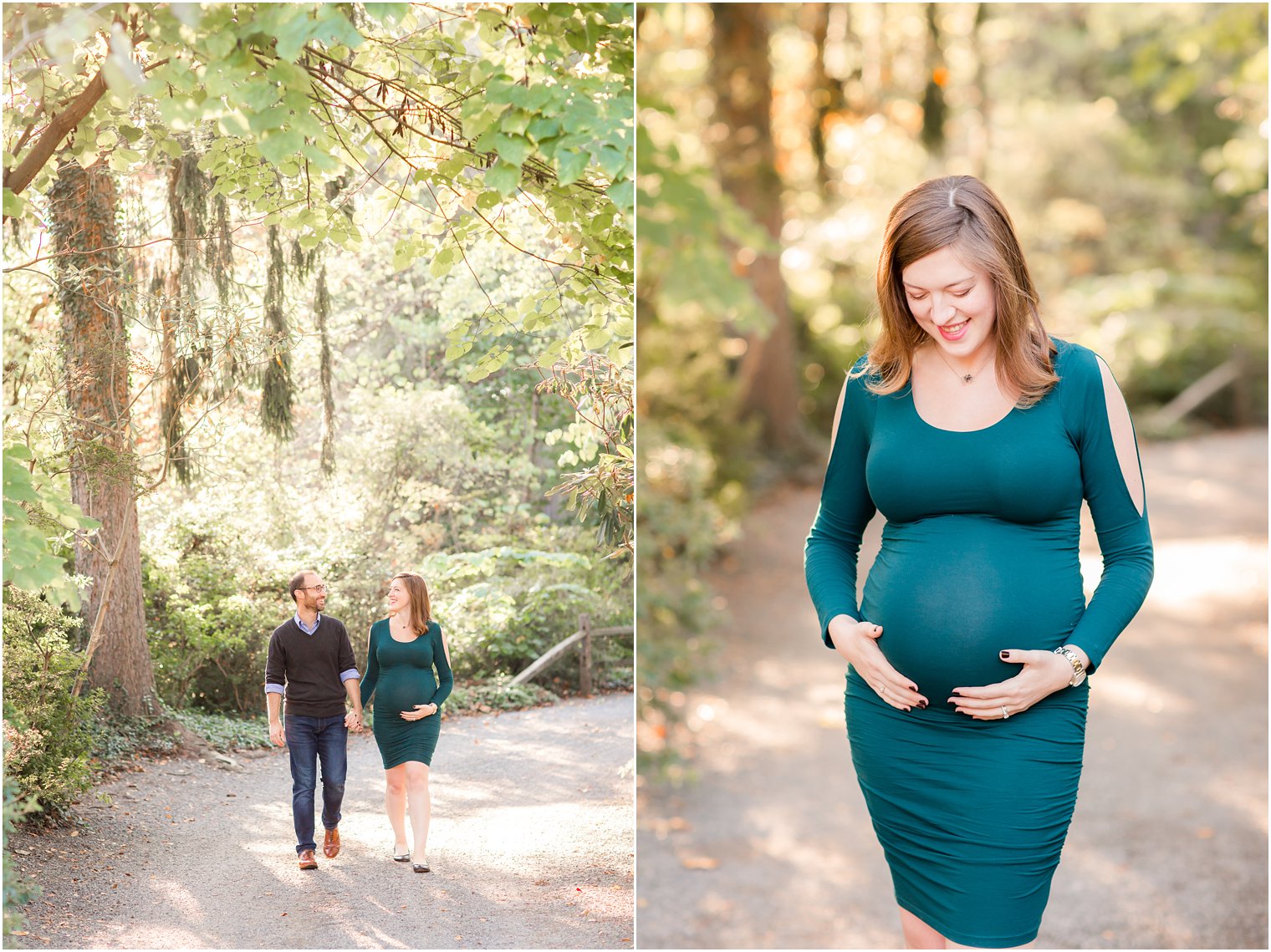 Pregnancy photo shoot at Sayen Gardens