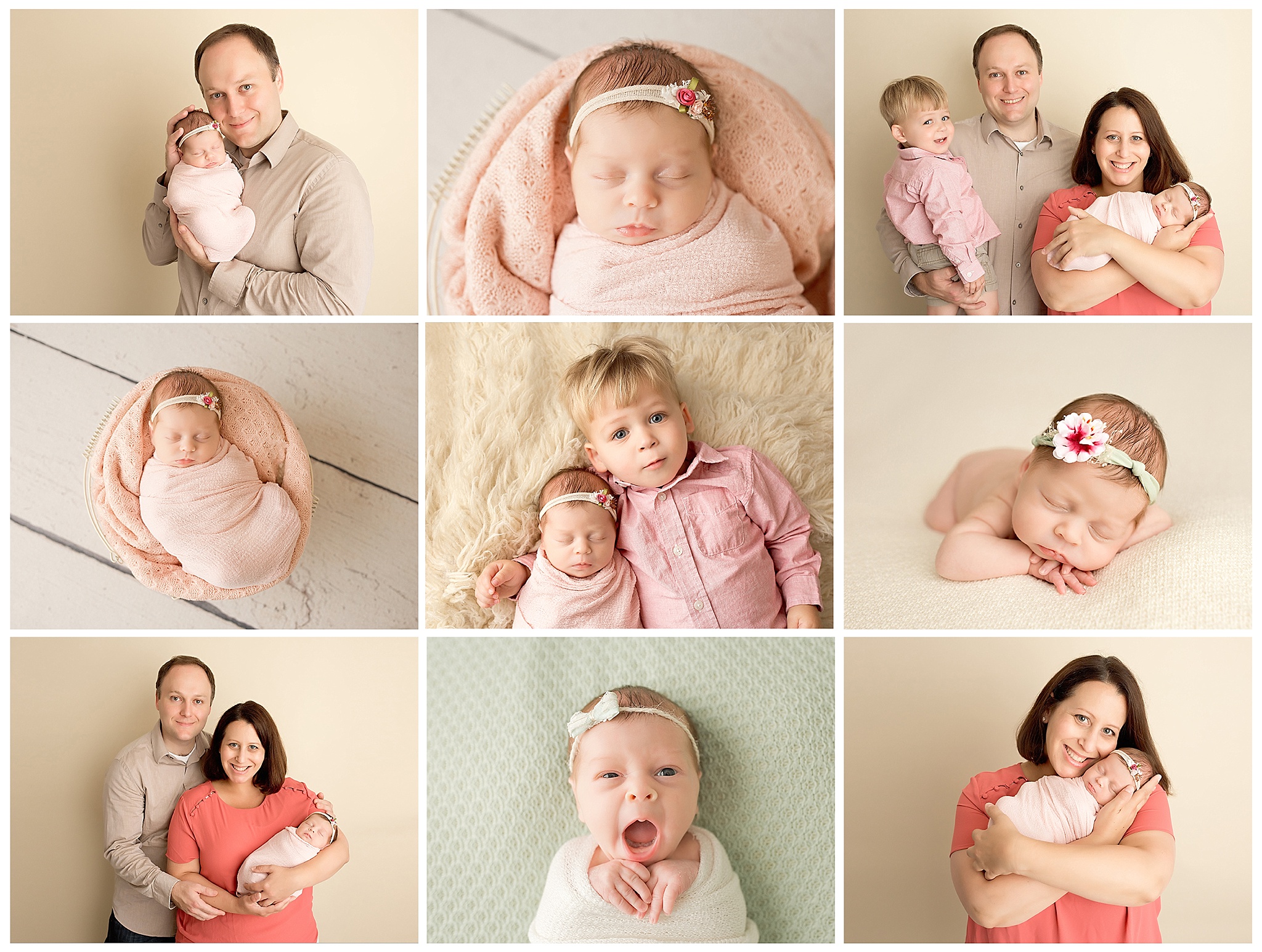 Middletown NJ Newborn Photographer | Photos of newborn baby with family