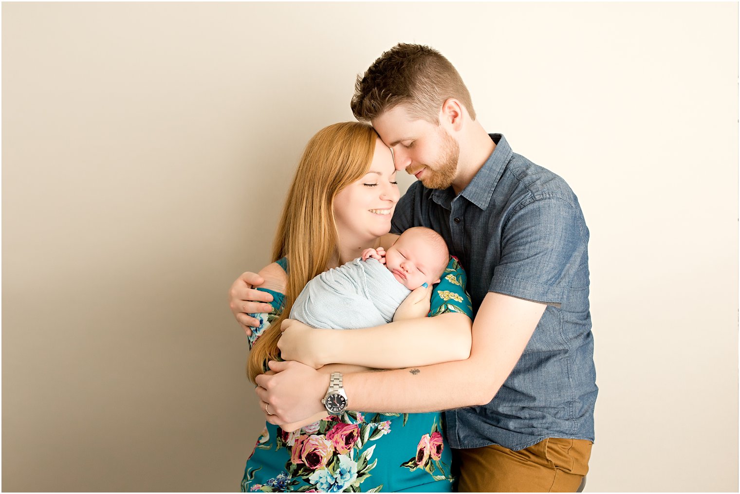 Newborn session for new parents