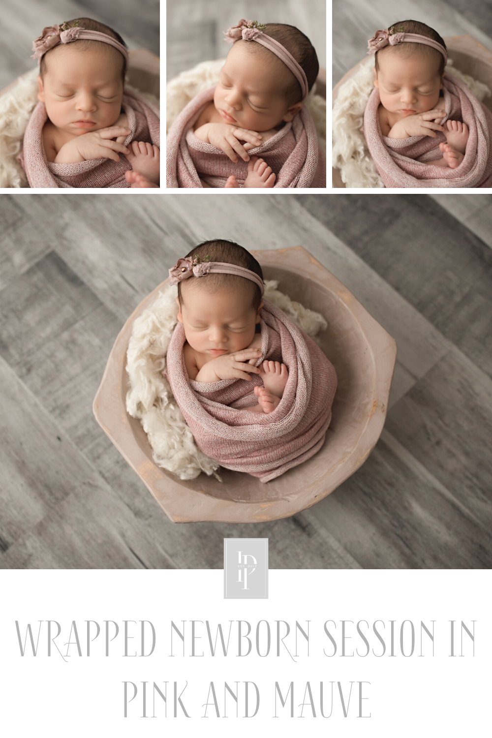Ideas for wrapped poses for a newborn session