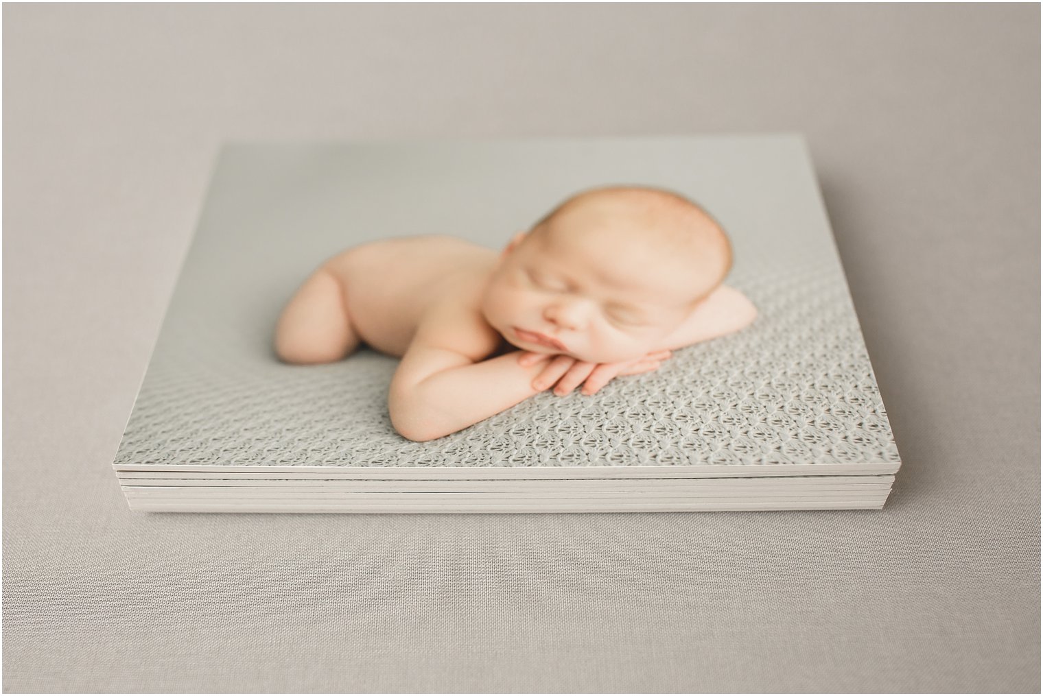 Displaying Newborn Photos in Your Home | Mounted Prints