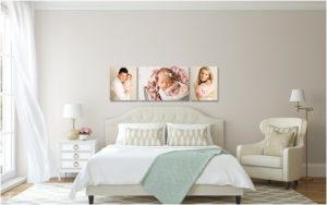 Wall art collection of newborn session
